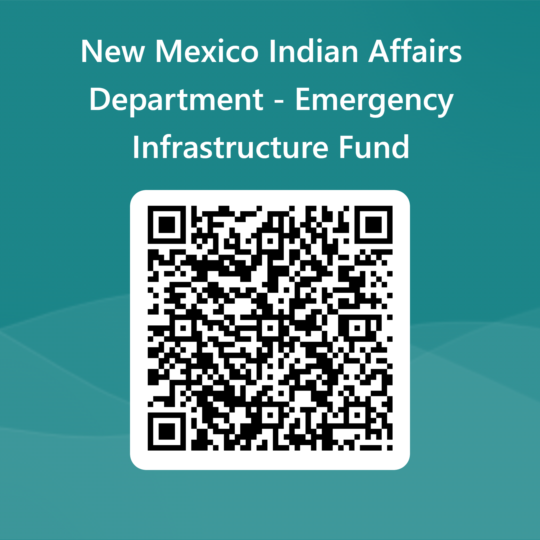 QR Code for New Mexico Indian Affairs Department - Emergency Infrastructure Fund