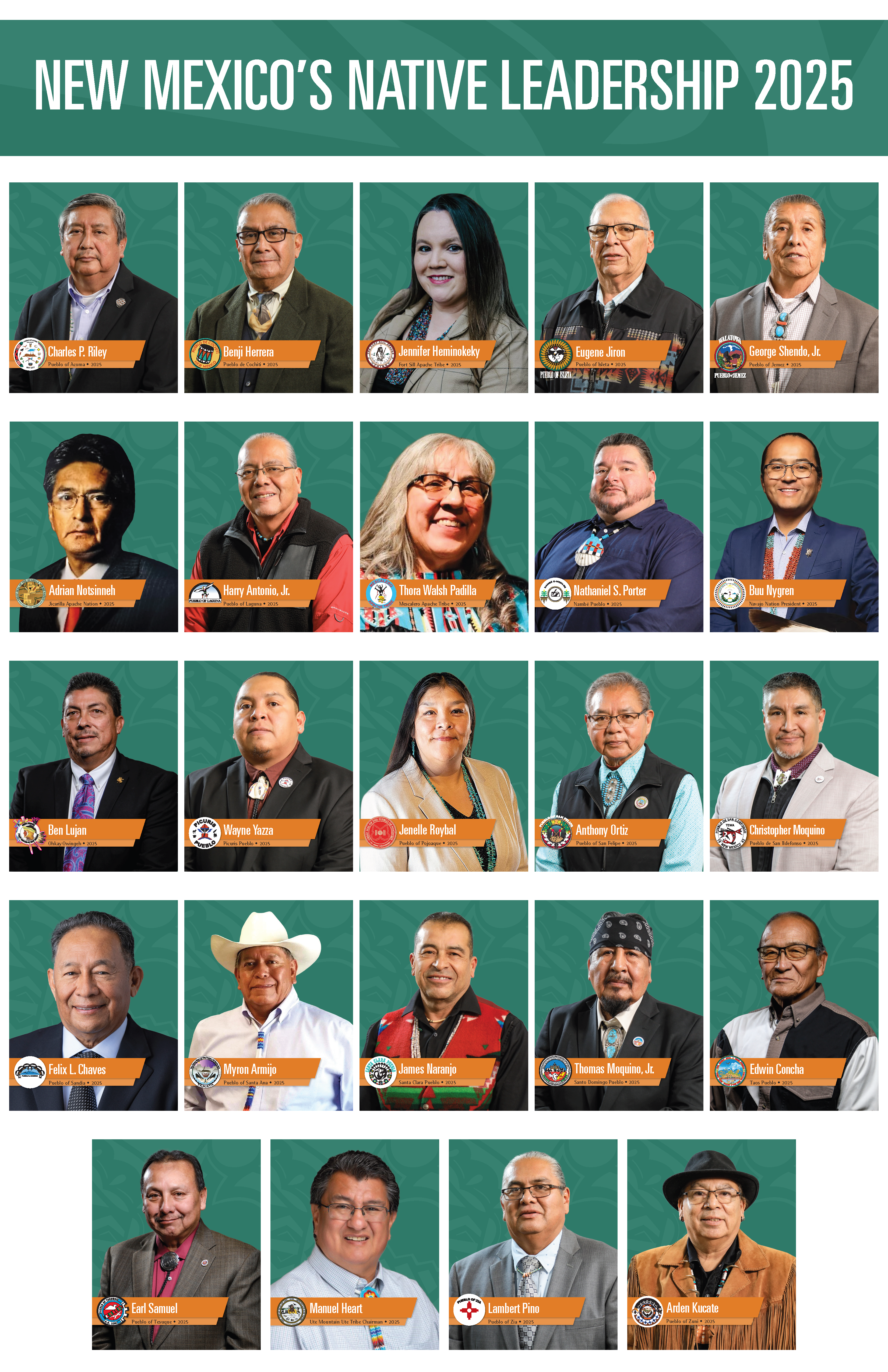 Photos of New Mexico's 2015 Native Leadership