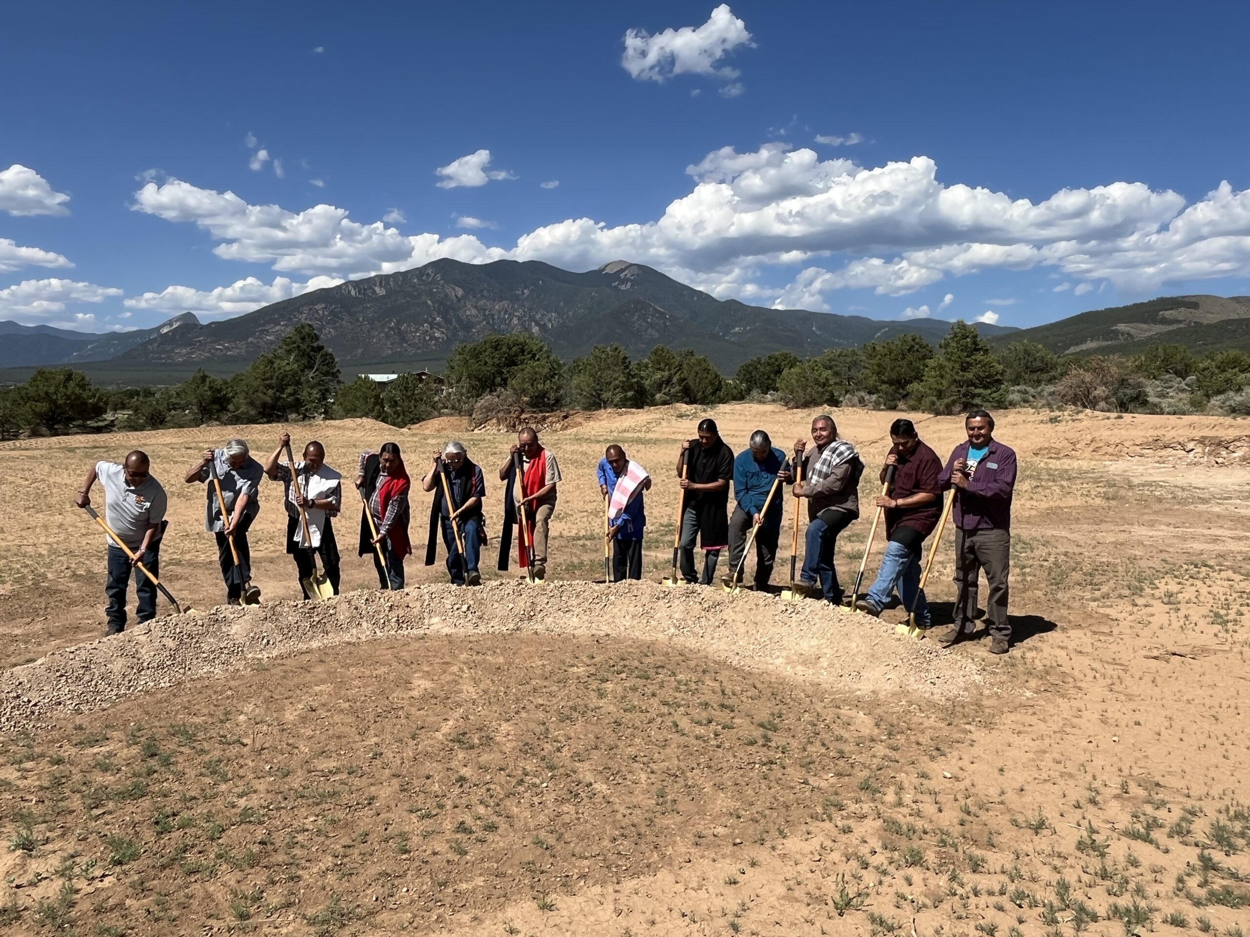 Taos Pueblo groundbreaking of the Na’Tehsieme Housing Project.
