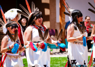 women in traditional attire at MMIP day