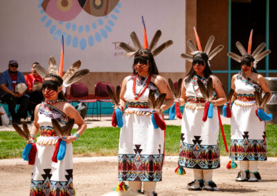 women in traditional garb at MMIP day