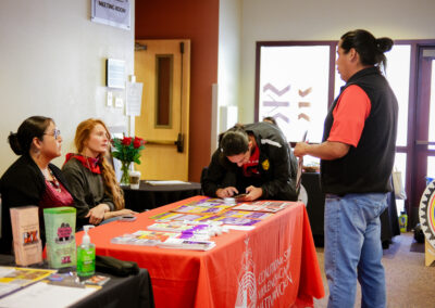information desk at MMIP day